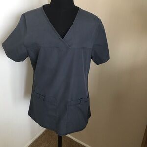 Cherokee Pro Flexible Scrub Top‎ Gray Size S
EUC